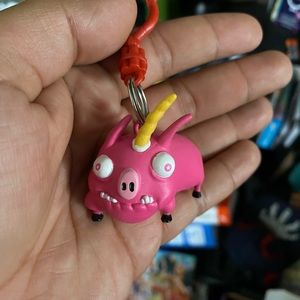 PINK PIG KEY CHAIN